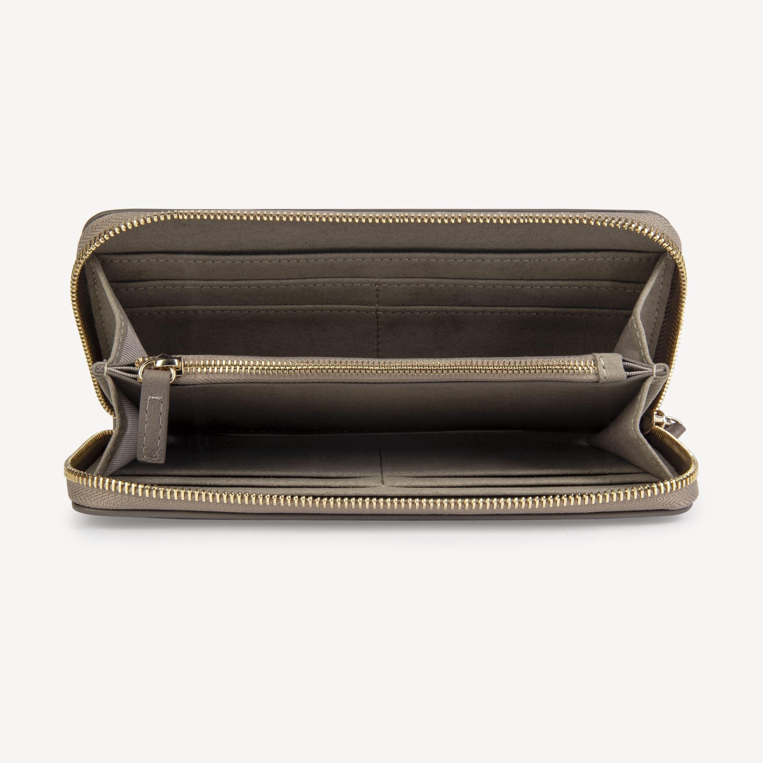 Quinevère Zip-Around Wallet Taupe 3